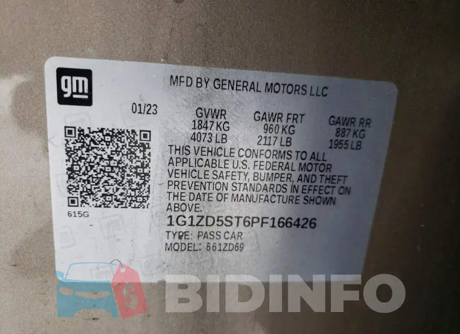 1G1ZD5ST6PF166426 Photo# 12