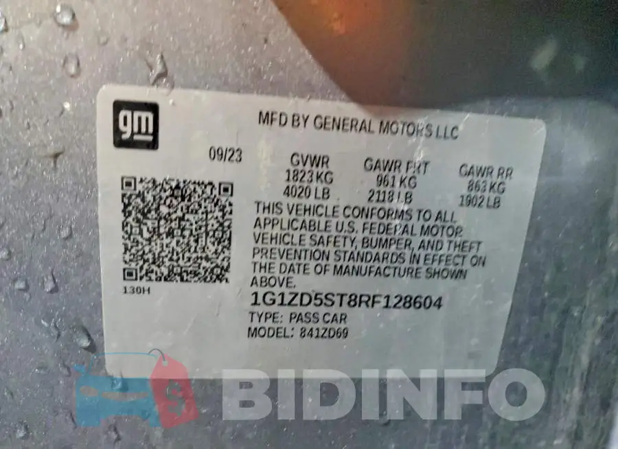 1G1ZD5ST8RF128604 Photo# 13