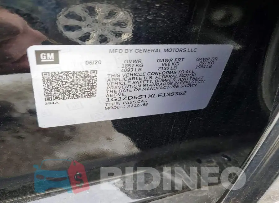 1G1ZD5STXLF135352 Photo# 12