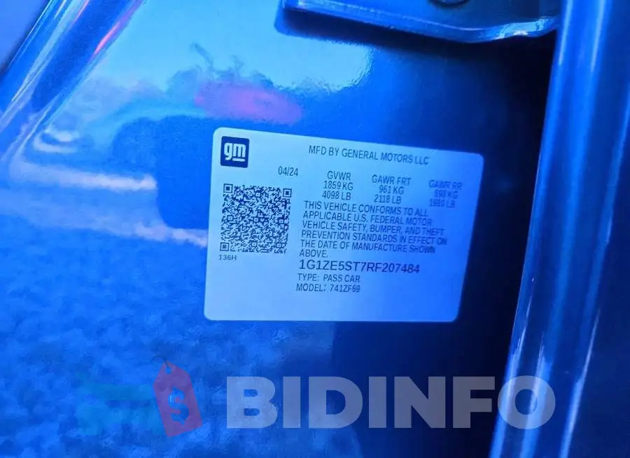 1G1ZE5ST7RF207484 Photo# 12