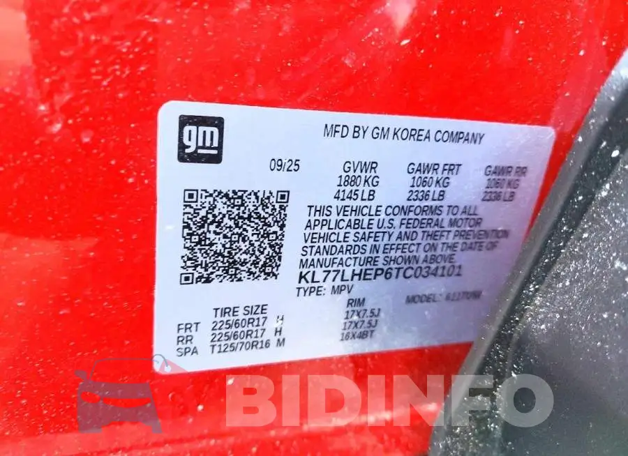KL77LHEP6TC034101 Photo# 13