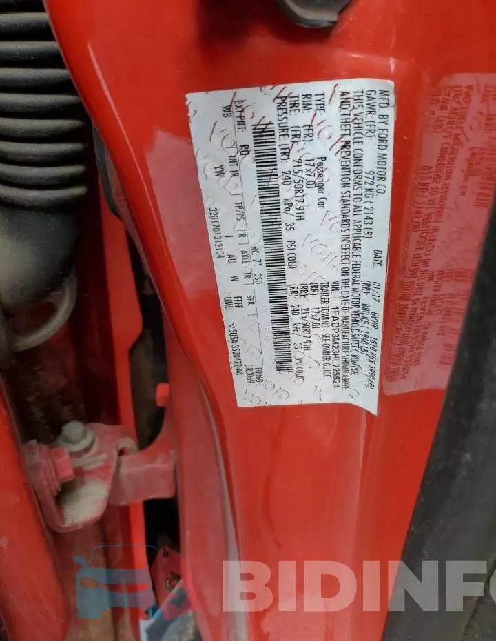 1FADP3M23HL225524 Photo# 12