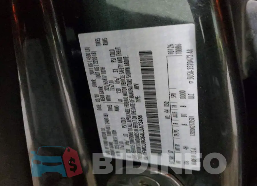 1FMCU9G64LUA72456 Photo# 13