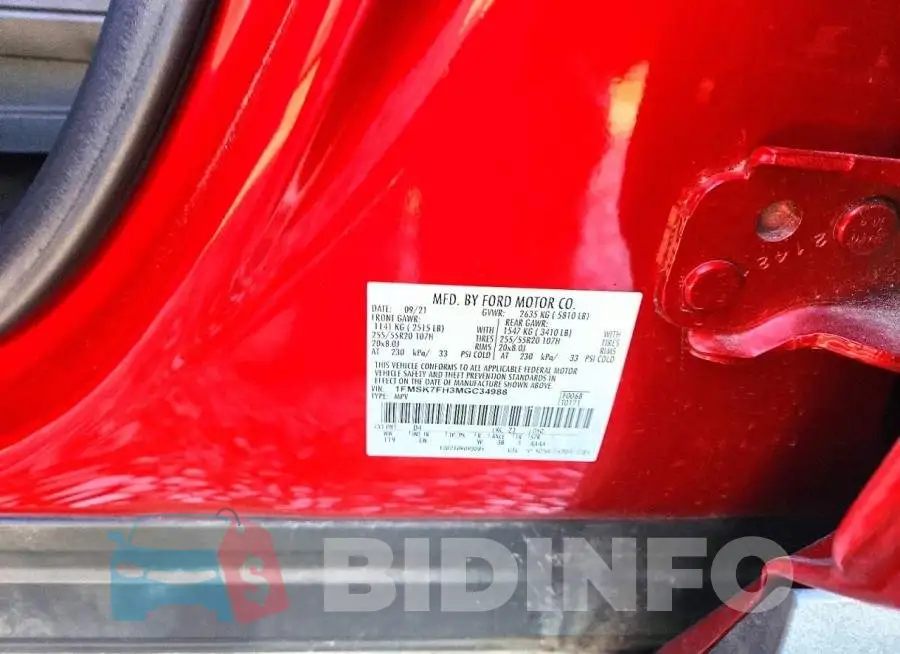 1FMSK7FH3MGC34988 Photo# 12