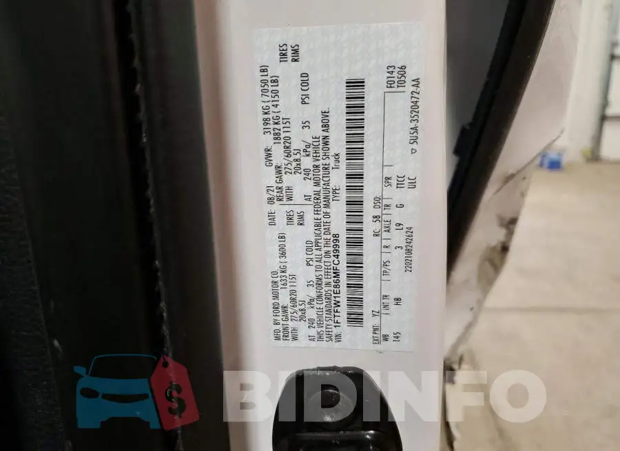 1FTFW1E86MFC49998 Photo# 12