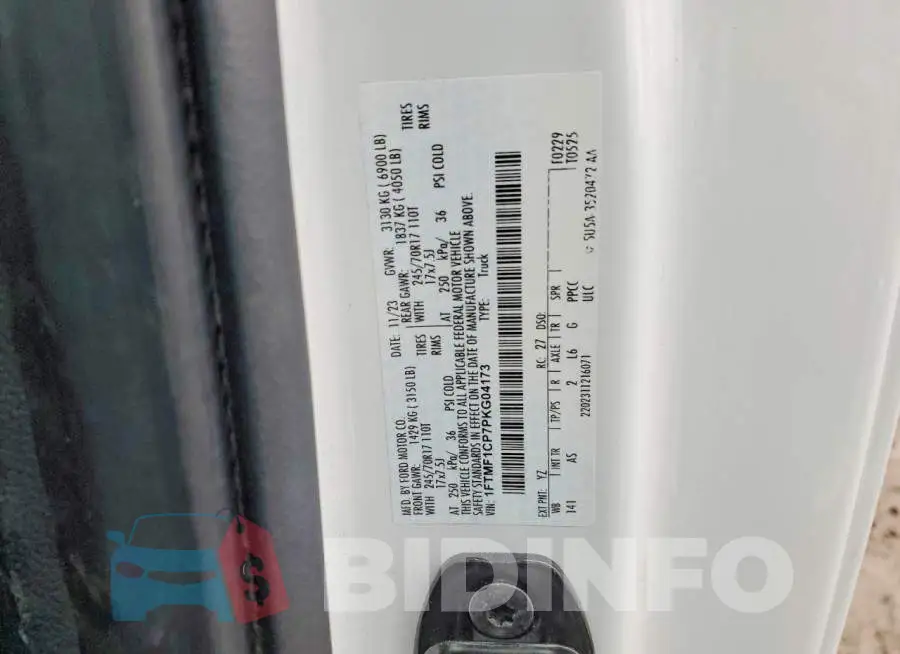 1FTMF1CP7PKG04173 Photo# 12