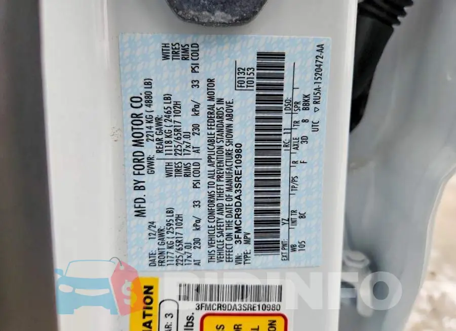 3FMCR9DA3SRE10980 Photo# 13