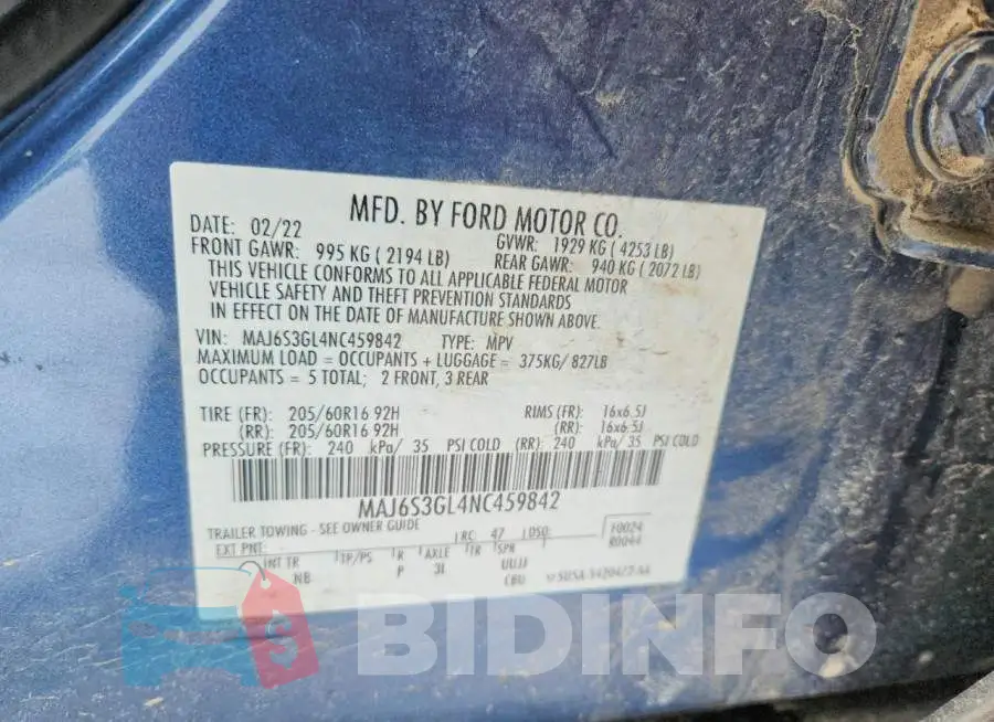 MAJ6S3GL4NC459842 Photo# 13