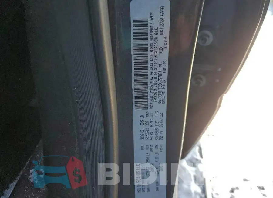 1C6RRFFG9KN727834 Photo# 12