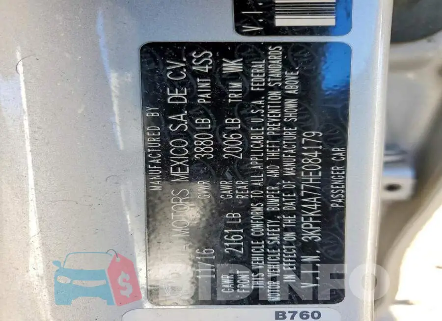 3KPFK4A77HE084179 Photo# 12