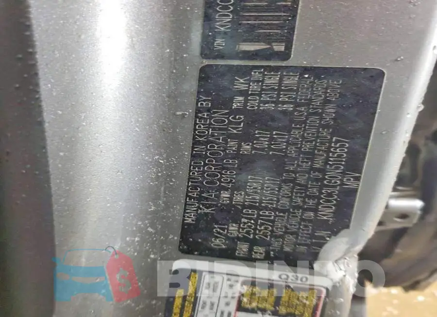 KNDCC3LG0N5115657 Photo# 12