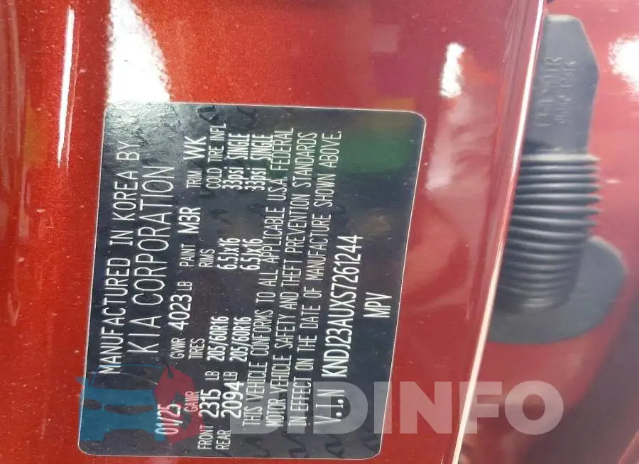 KNDJ23AUXS7261244 Photo# 11