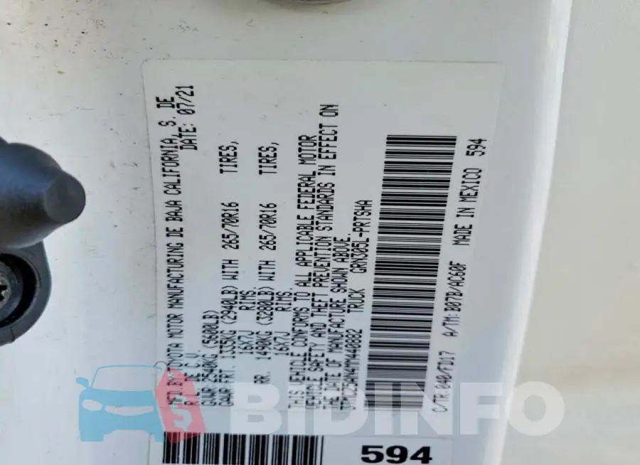 3TMCZ5AN4MM440882 Photo# 12