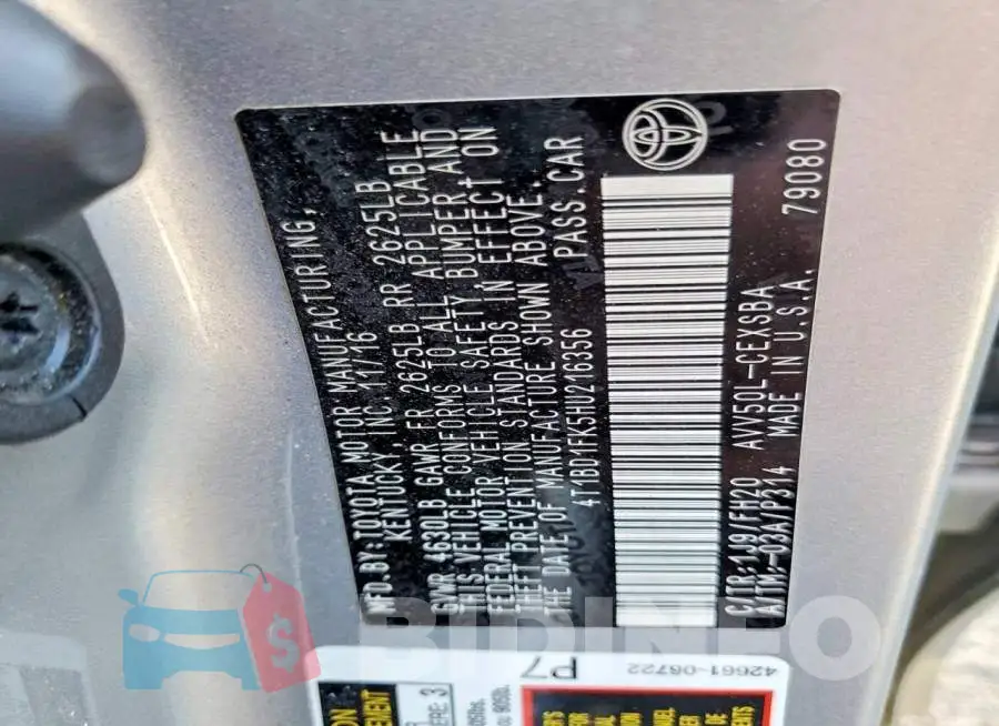 4T1BD1FK5HU216356 Photo# 12