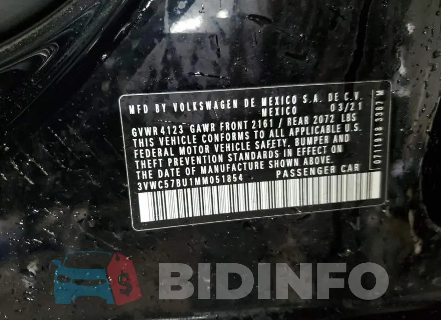 3VWC57BU1MM051854 Photo# 12
