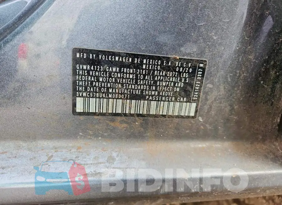 3VWC57BU6LM080071 Photo# 12