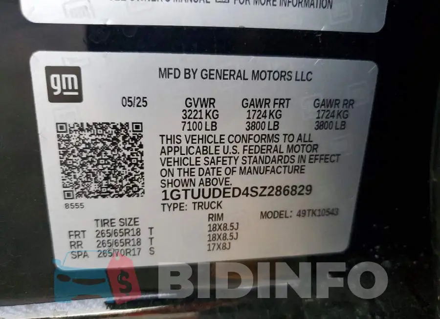 1GTUUDED4SZ286829 Photo# 12