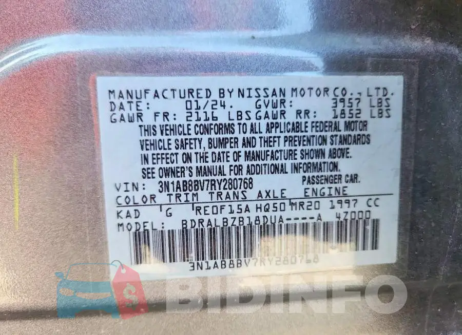 3N1AB8BV7RY280768 Photo# 13