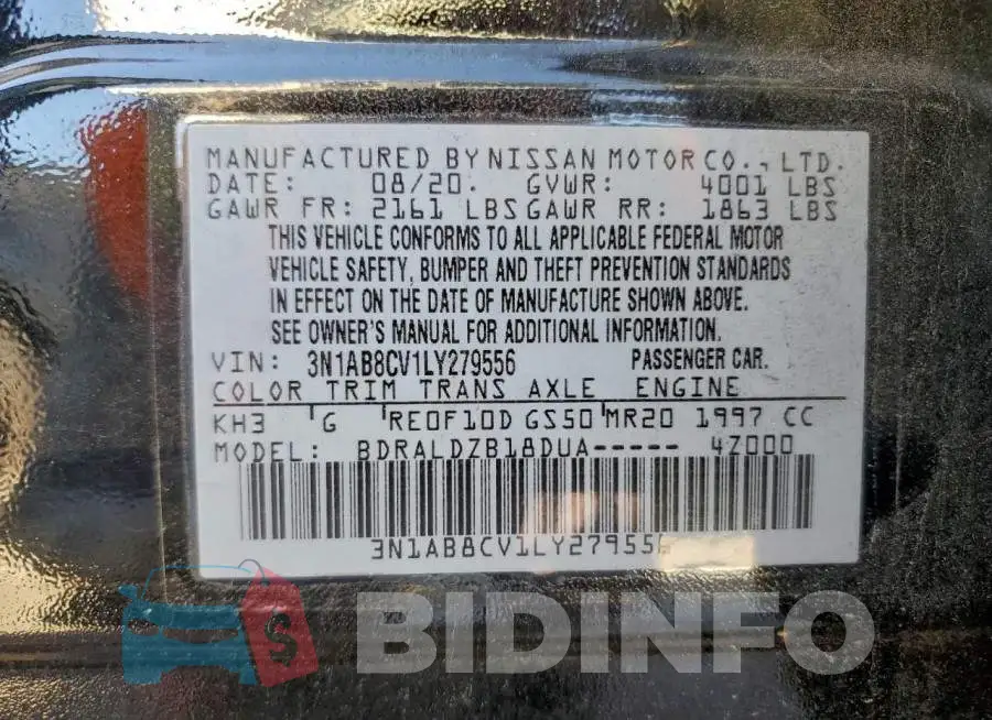 3N1AB8CV1LY279556 Photo# 12