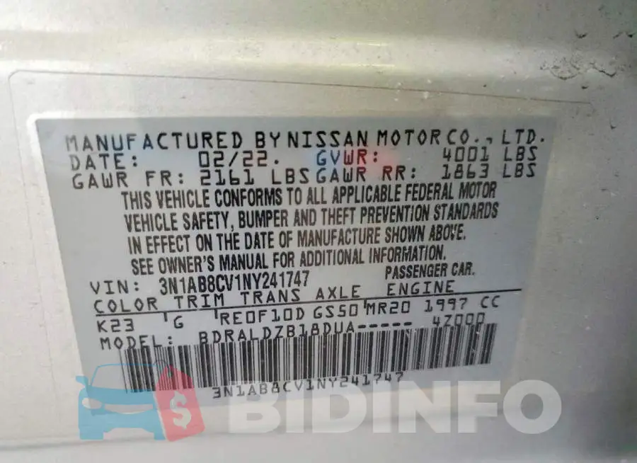 3N1AB8CV1NY241747 Photo# 12