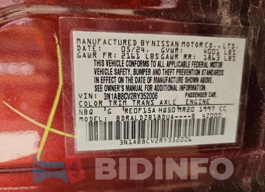 3N1AB8CV2RY352006 Photo# 12