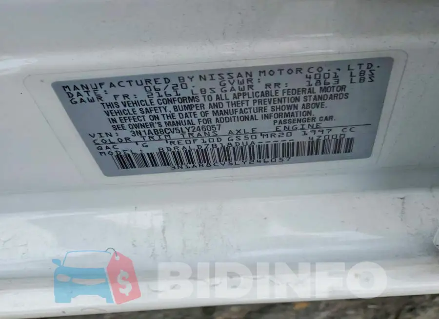 3N1AB8CV5LY246057 Photo# 12
