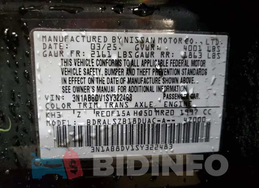 3N1AB8DV1SY322483 Photo# 12