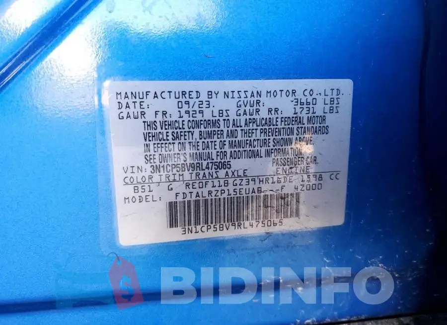 3N1CP5BV9RL475065 Photo# 12