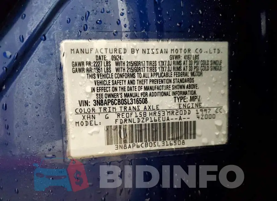 3N8AP6CB0SL316508 Photo# 14
