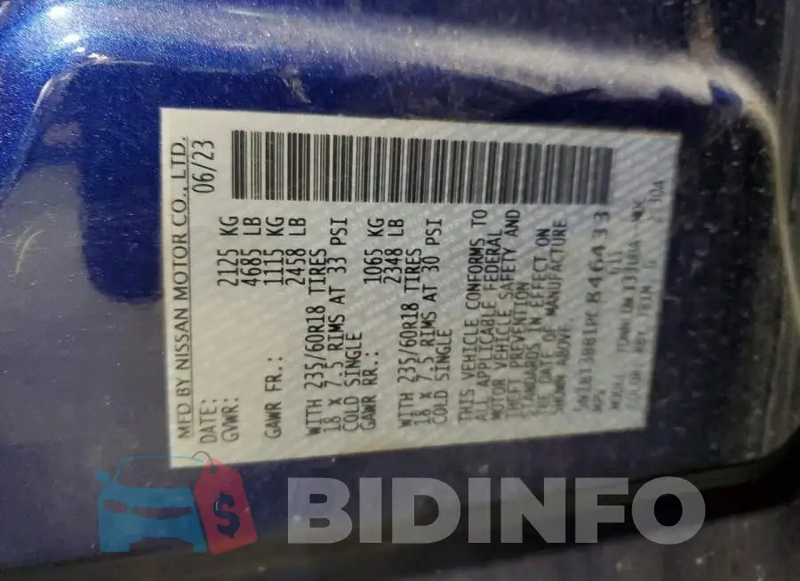5N1BT3BB1PC846433 Photo# 14