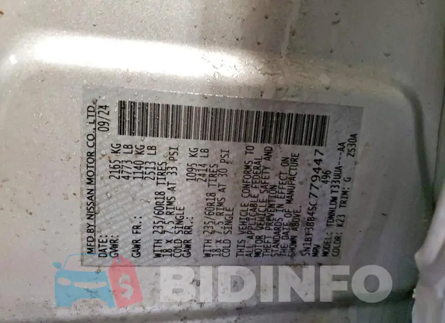 5N1BT3BB4SC779447 Photo# 13
