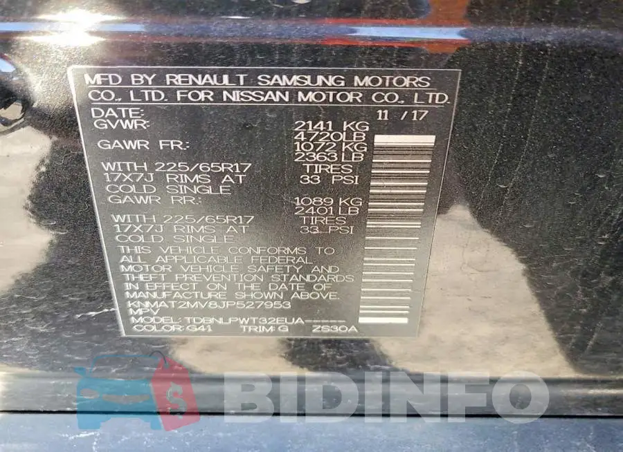 KNMAT2MV8JP527953 Photo# 14