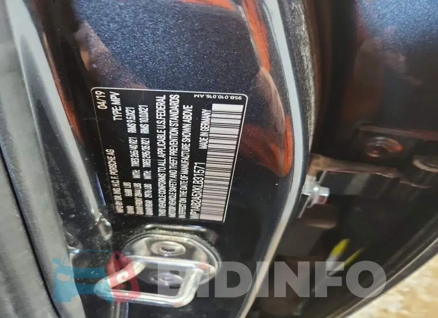WP1AB2A5XKLB31571 Photo# 13