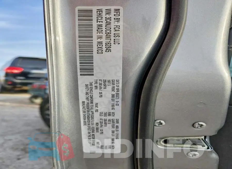 3C4NJDCB4NT162845 Photo# 12