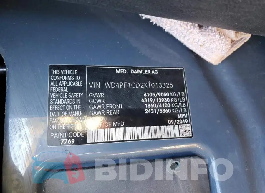 WD4PF1CD2KT013325 Photo# 13