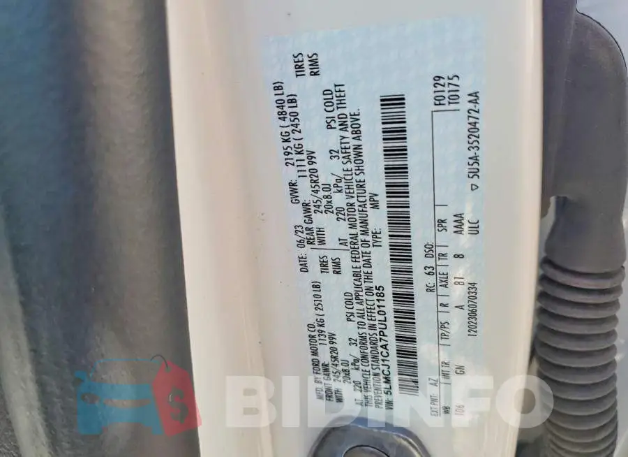 5LMCJ1CA7PUL01185 Photo# 12