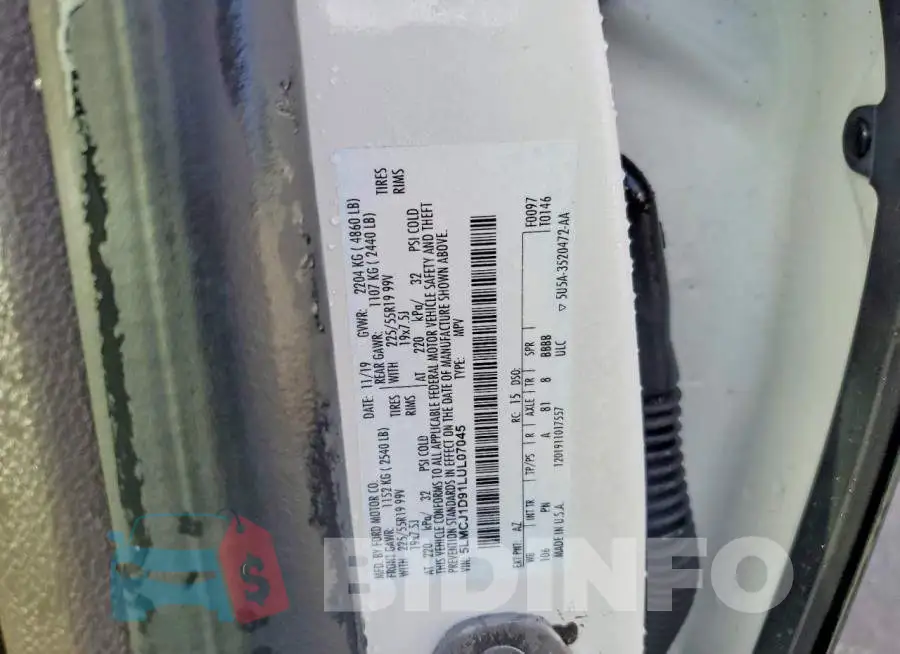 5LMCJ1D91LUL07045 Photo# 14