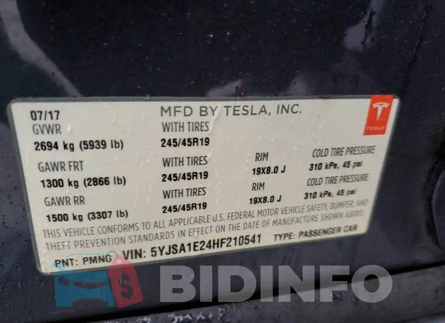 5YJSA1E24HF210541 Photo# 13