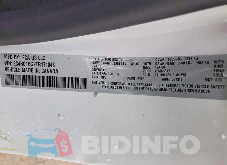 2C4RC1BG2TR171048 Photo# 13