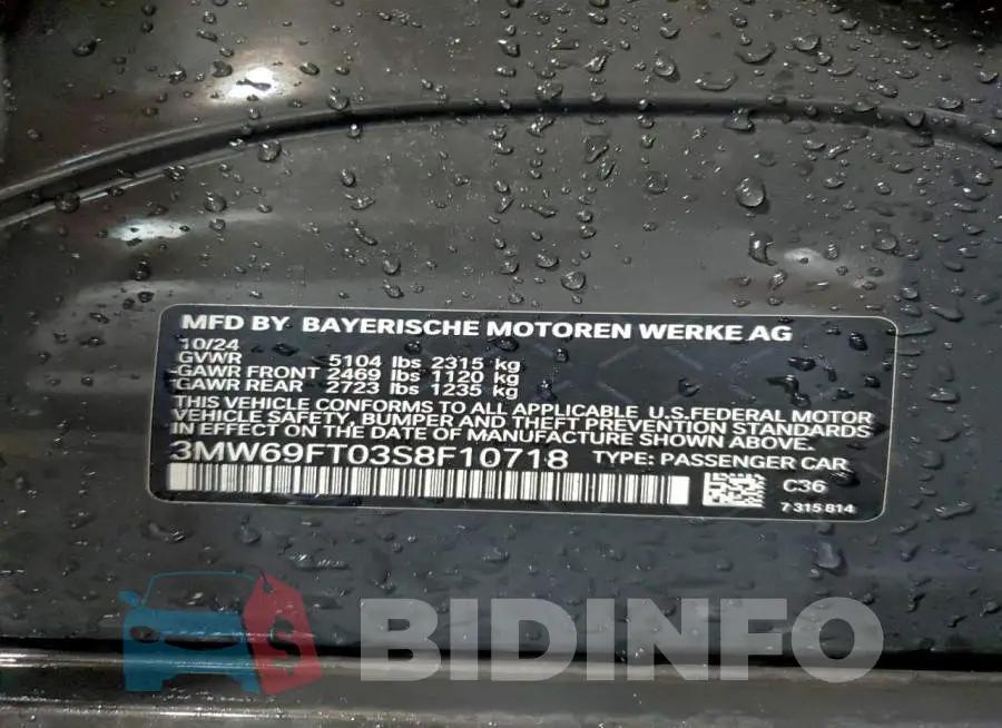 3MW69FT03S8F10718 Photo# 12