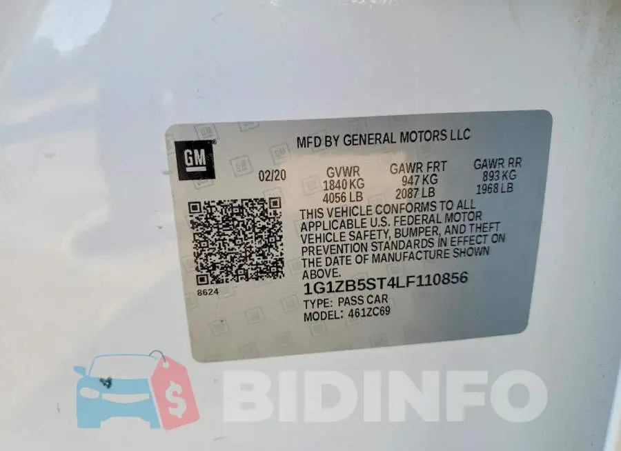 1G1ZB5ST4LF110856 Photo# 12