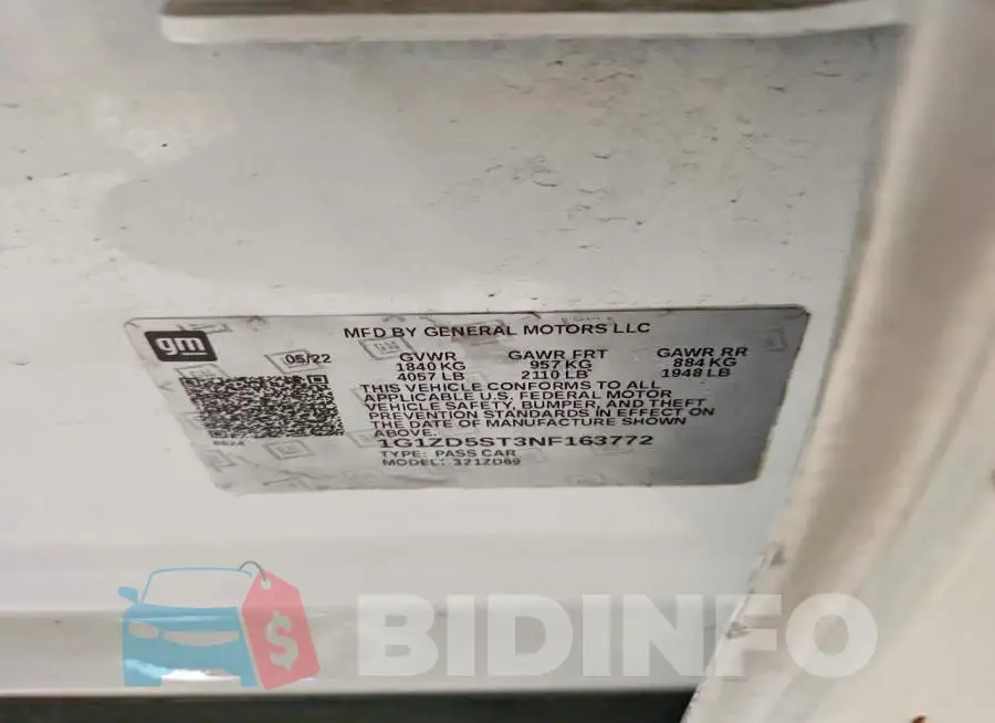 1G1ZD5ST3NF163772 Photo# 12