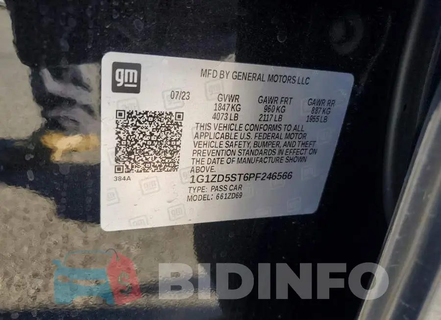 1G1ZD5ST6PF246566 Photo# 12