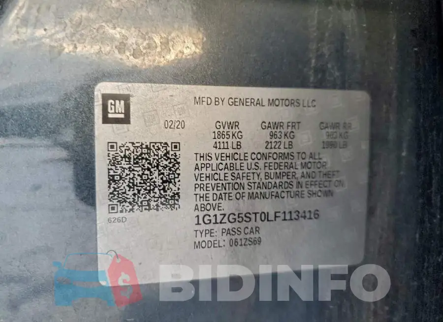 1G1ZG5ST0LF113416 Photo# 12