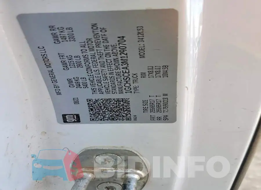 1GCHSCEA3M1290704 Photo# 12