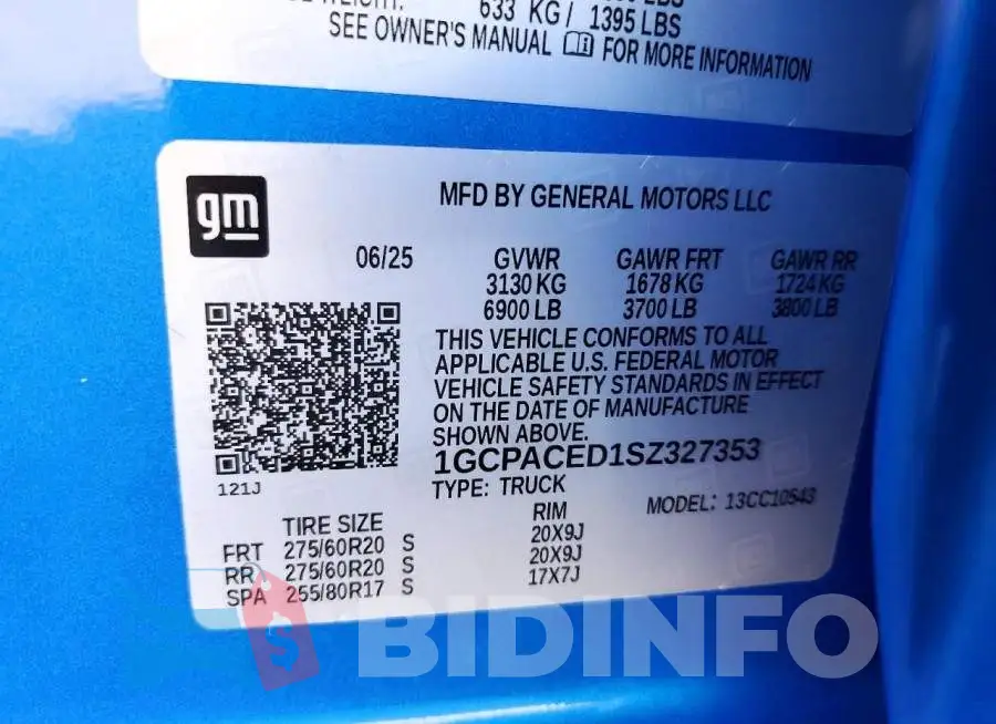 1GCPACED1SZ327353 Photo# 12