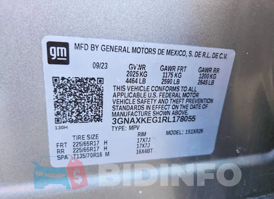 3GNAXKEG1RL178055 Photo# 14