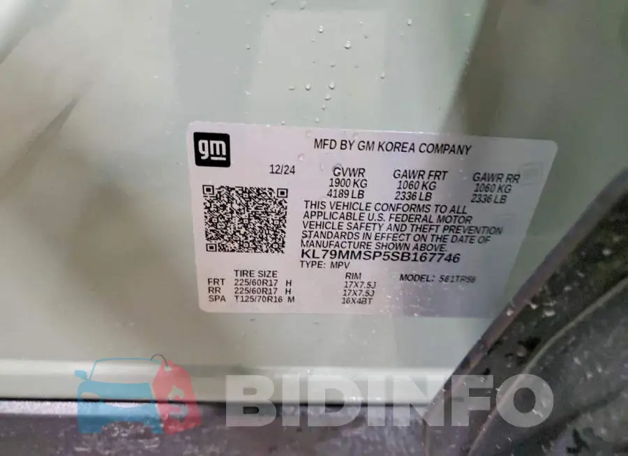 KL79MMSP5SB167746 Photo# 14