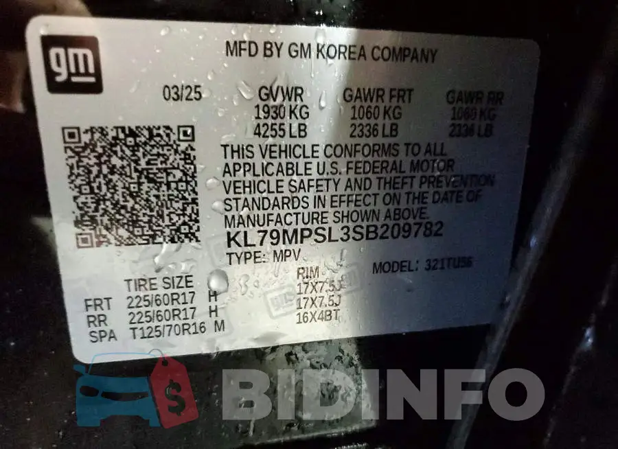 KL79MPSL3SB209782 Photo# 13