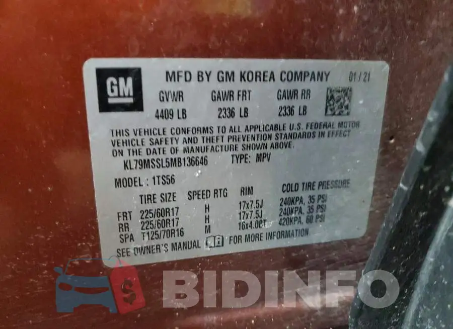 KL79MSSL5MB136646 Photo# 13